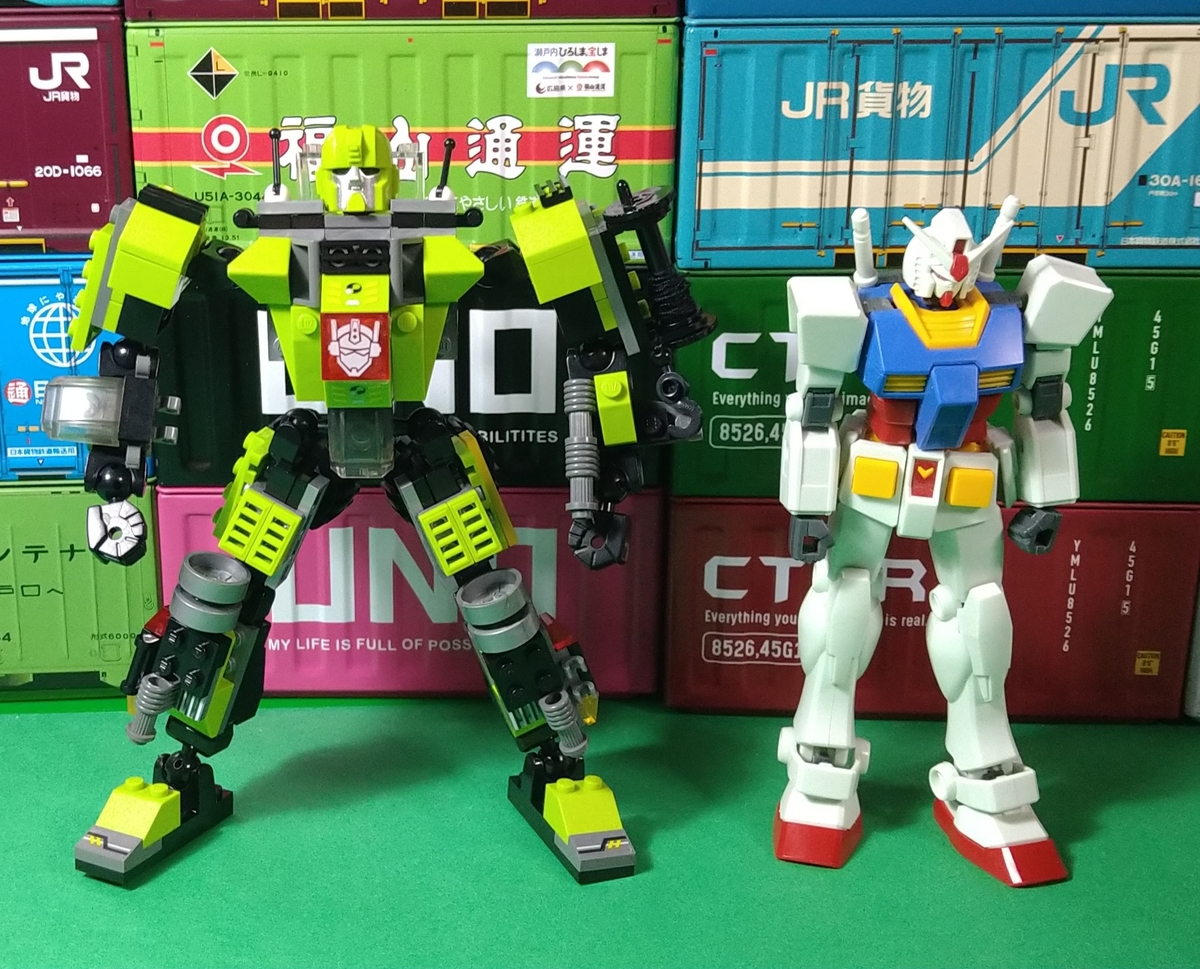 合体変形ブロックロボット デバスター？いや違う LOZ社 変形合体ロボット ミニブロック