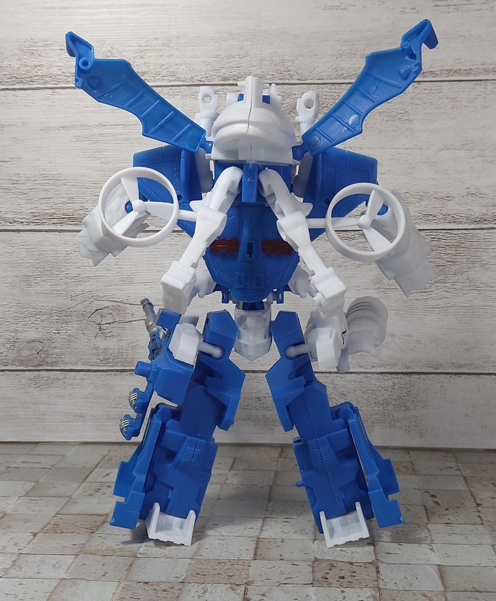 加工必須！ ダイソー 変身ロボットを3体合体させる方法 - ヒートペン