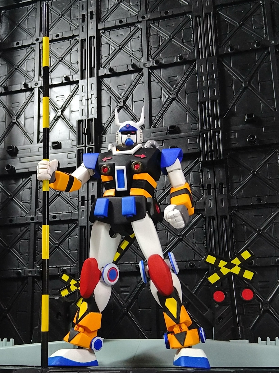 いるかうさぎヒートペン、プラモデル完成作品12 国鉄 ふみ切戦士