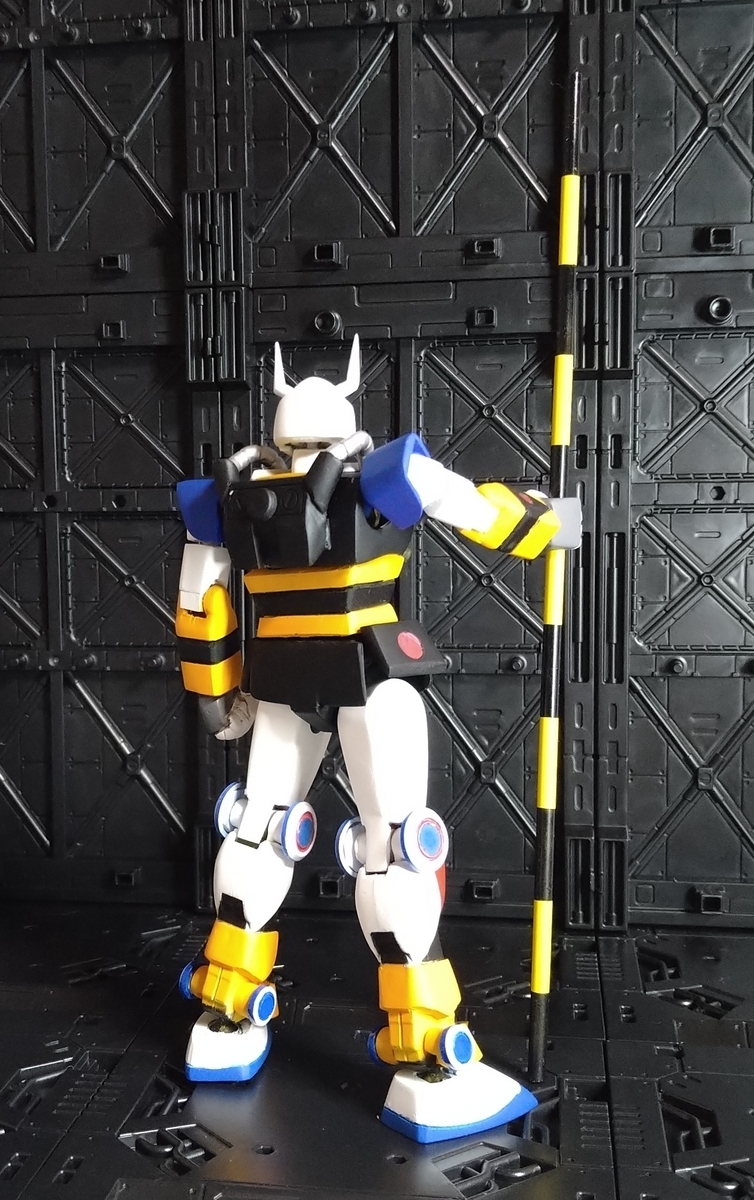 いるかうさぎヒートペン、プラモデル完成作品12 国鉄 ふみ切戦士