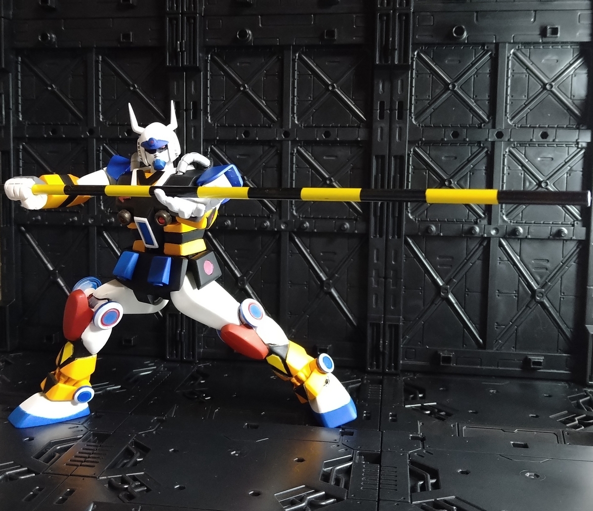 いるかうさぎヒートペン、プラモデル完成作品12 国鉄 ふみ切戦士