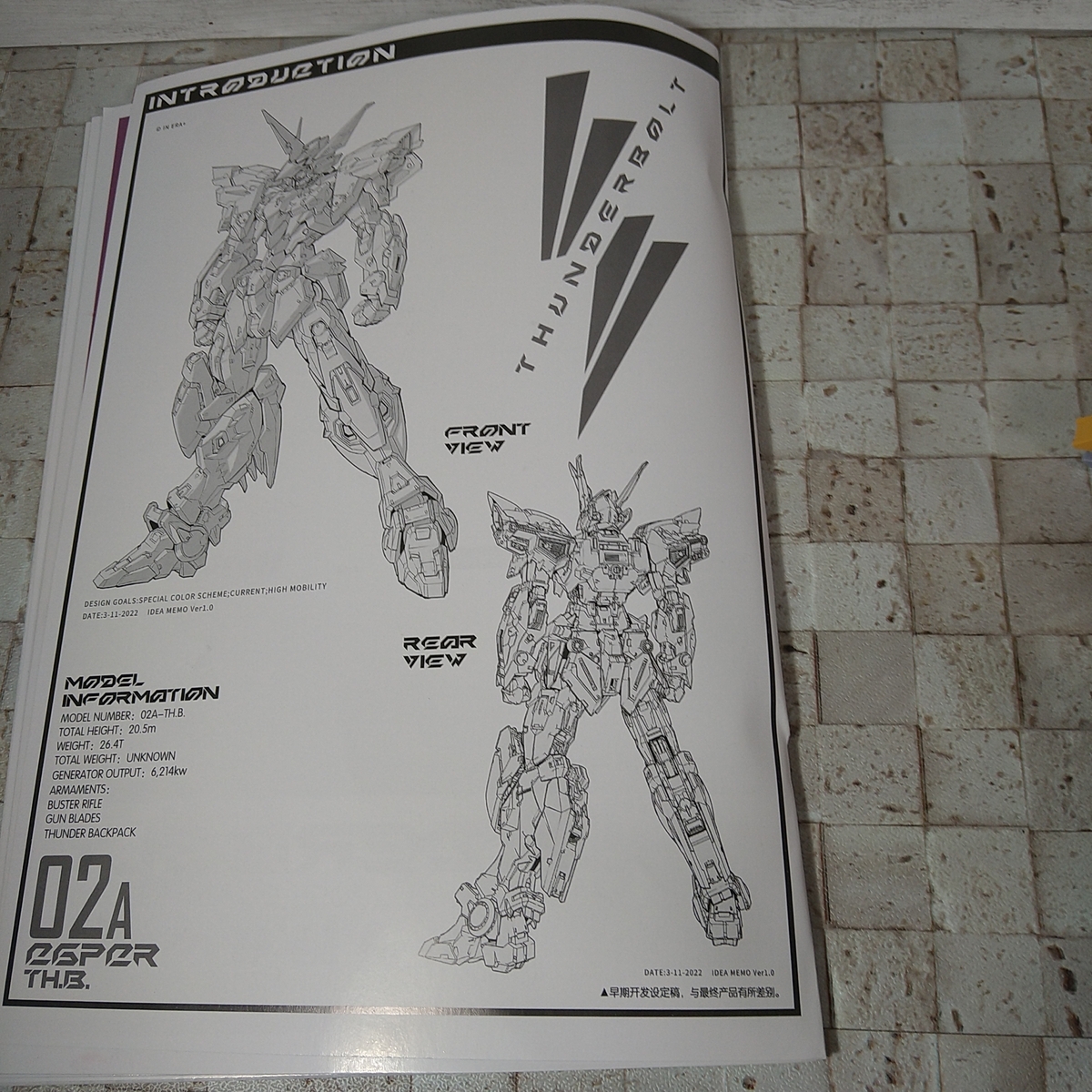 Amazon.co.jp: IN ERA+/無限新星 1/100 RMD THUNDERBOLT