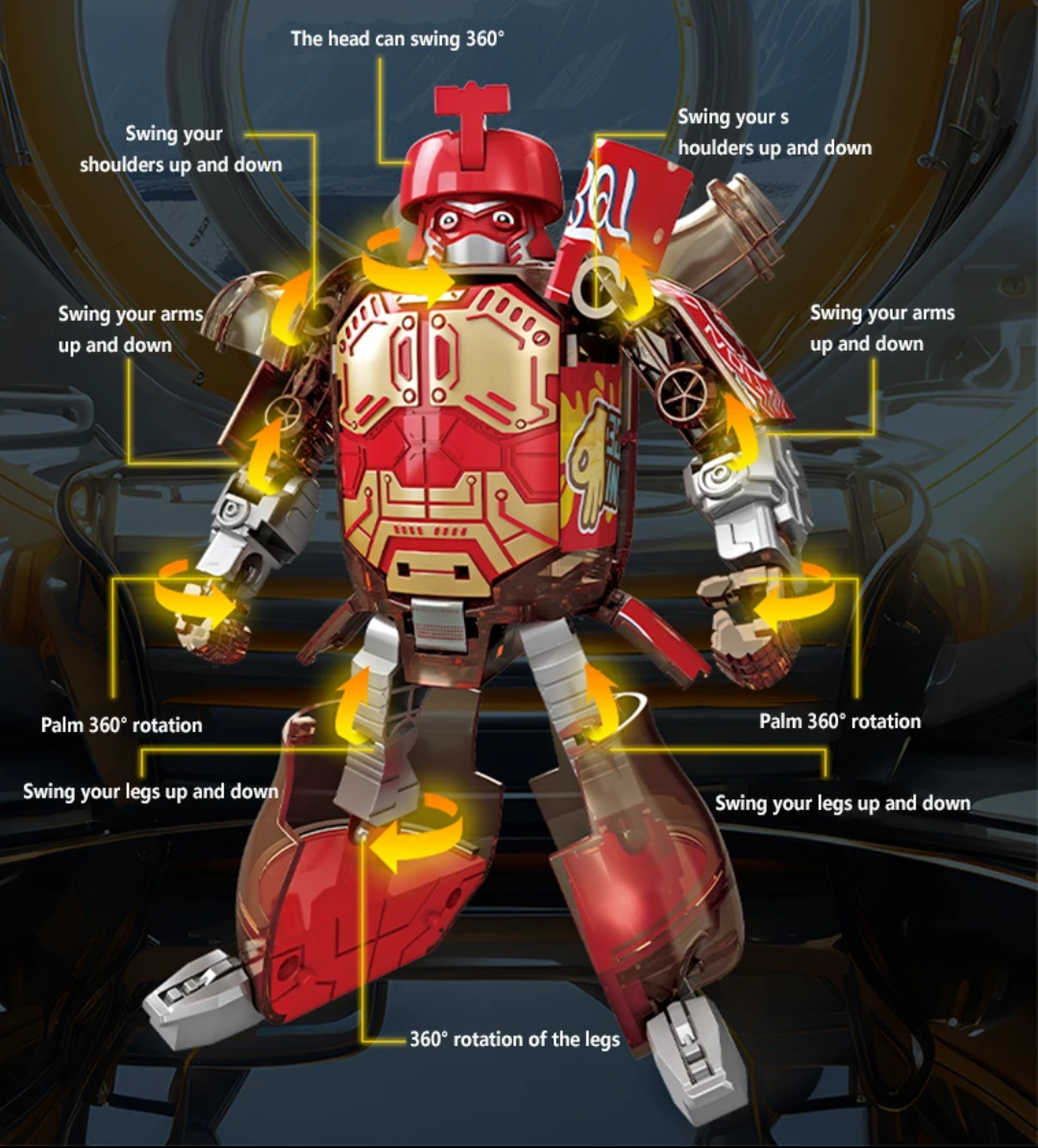 いやらしい顔をした2024年最新作の中華オリジナルロボット XING GANG