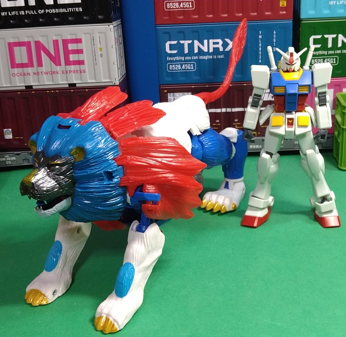 恐怖！！毒々しい青いライオン現る！！ビーストウォーズⅡ ライオ