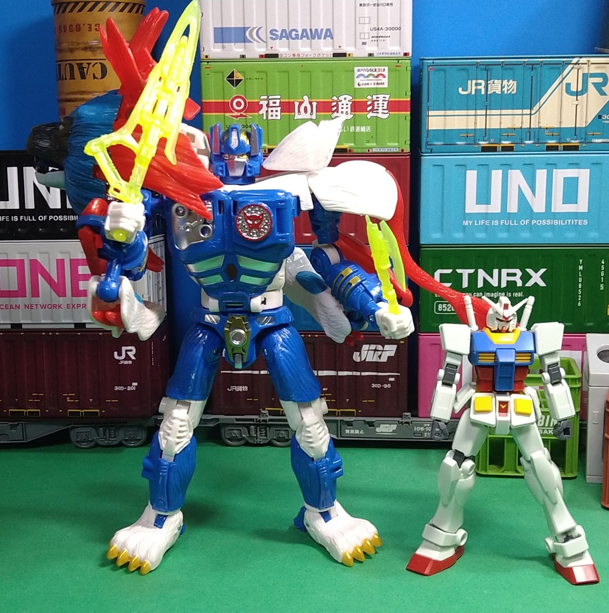 恐怖！！毒々しい青いライオン現る！！ビーストウォーズⅡ ライオ