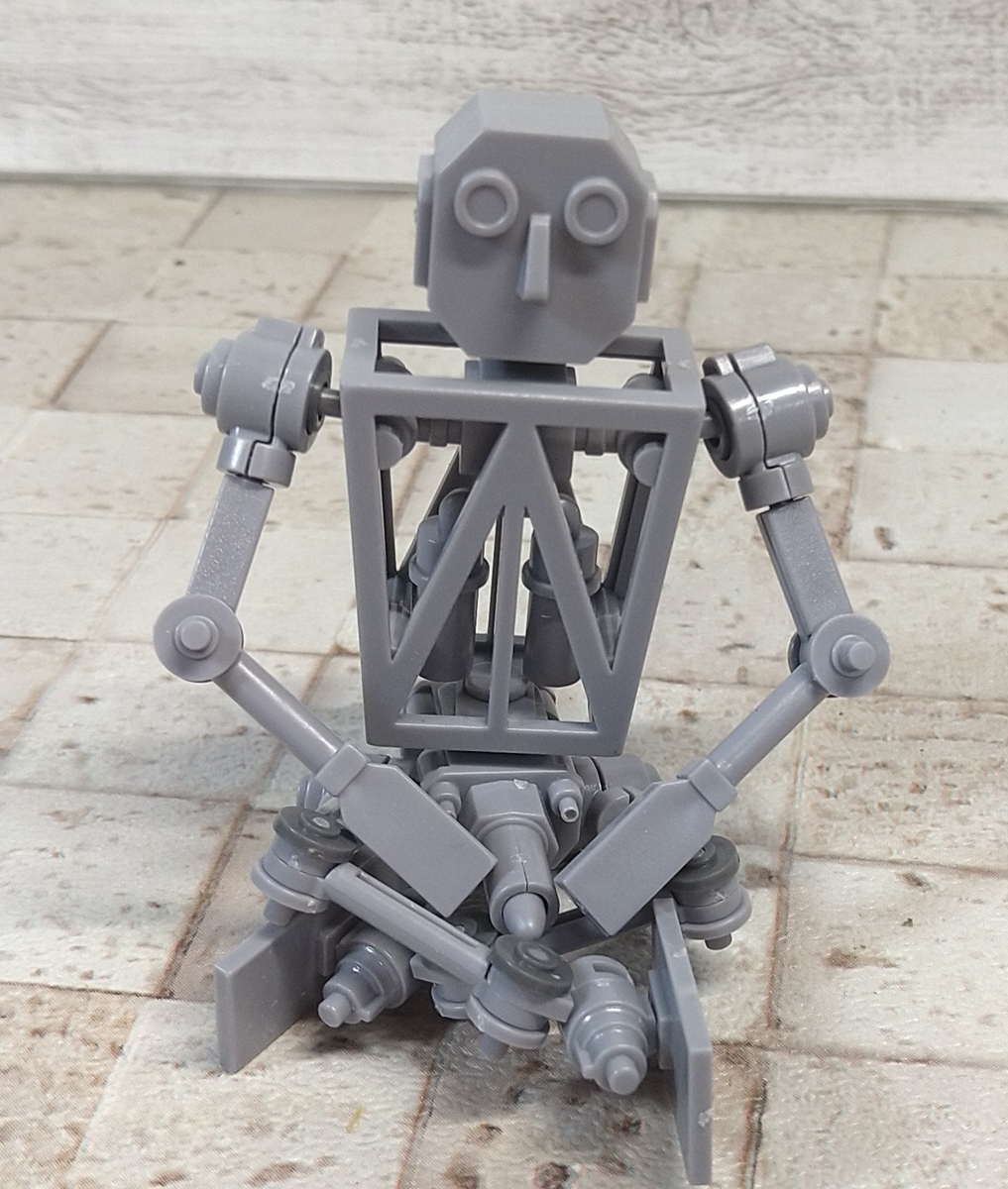 全身ポリキャップのフル可動！25年前のロボット！これぞ真の中国