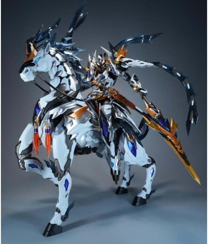 新品 未組立 騎士＆戦馬 プラモデル 可動フィギュア 海外製 ABS 組立キット 超特大ボリュームの巨大キット！よりヒロイックに！中国オリジナル