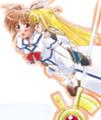 なのは(19)とアリサ(9)