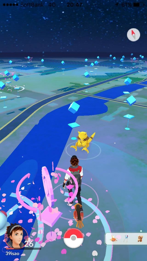 8 23以降日本丸付近がケーシィの巣に 桜木町駅みなとみらい ポケモンgo ちゃんいーのラブラブポケgo愛してる 仮