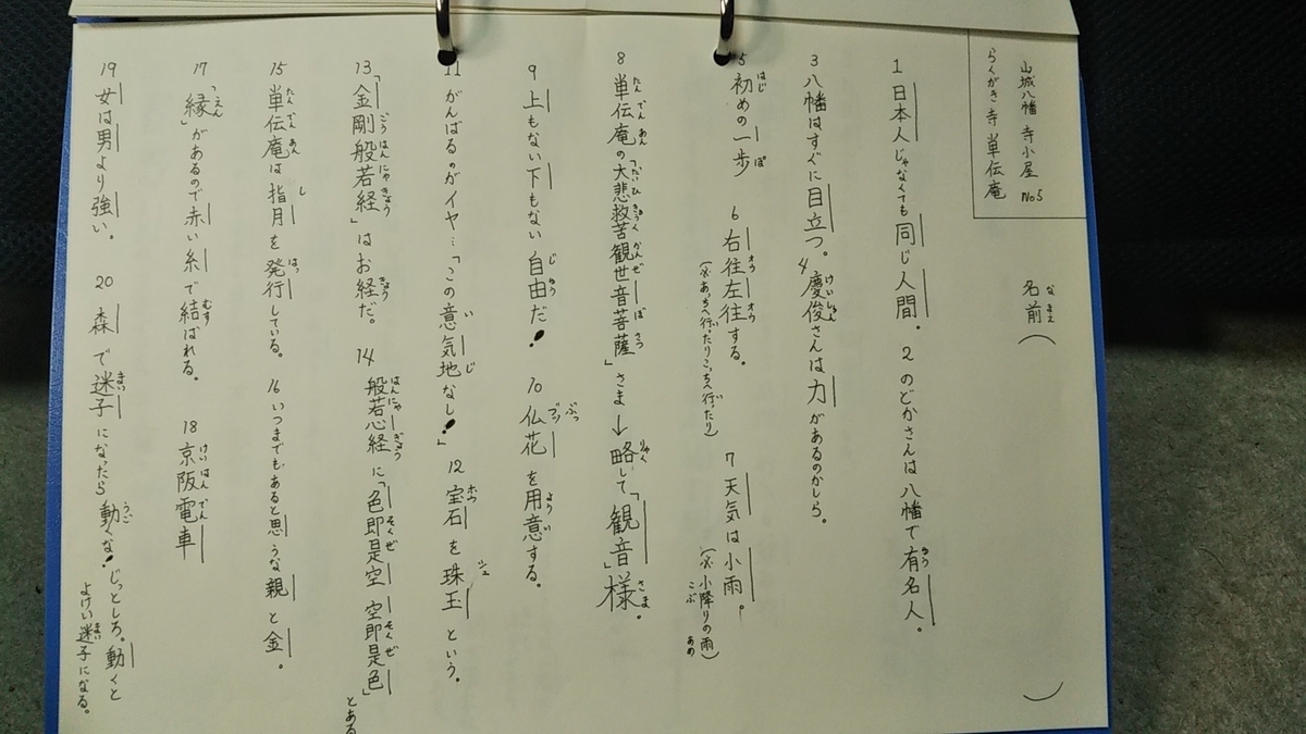 5 読み問題 京都 山城八幡 やましろ やわた たんでんあん 慶俊