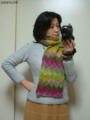 [完成＠2009]Entrelac scarf #3-1