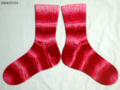 [手染め][完成＠2009][靴下]Keyhole Cable Socks