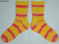 [手染め][完成＠2009][靴下]Toe-Up socks