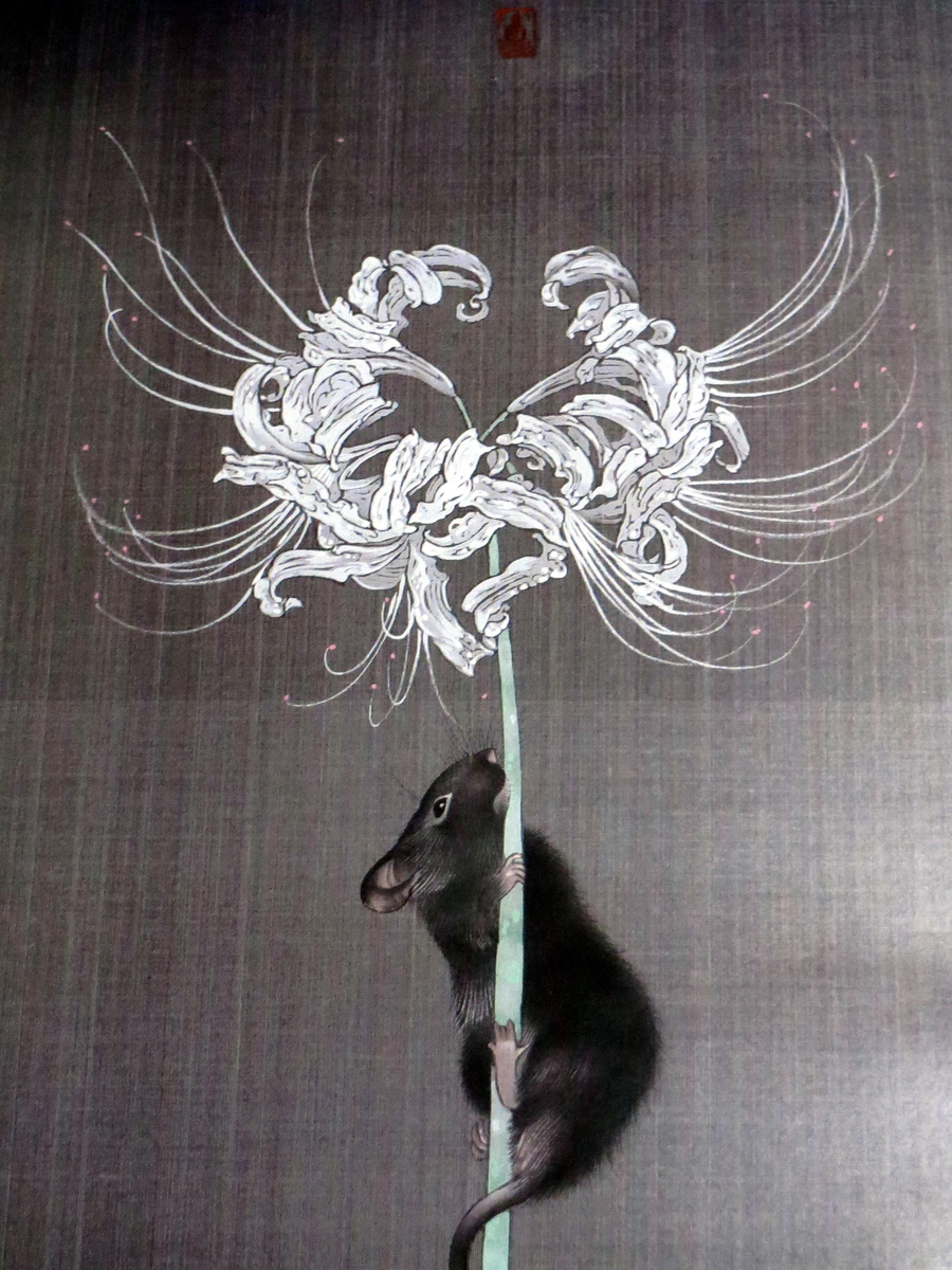 中国画の工筆と写意を融合した作品 作品サイズ：100×55cm 大幅掛軸 唐寅『美人画 古画』中国画 絹本 肉筆 紙箱付 掛け軸