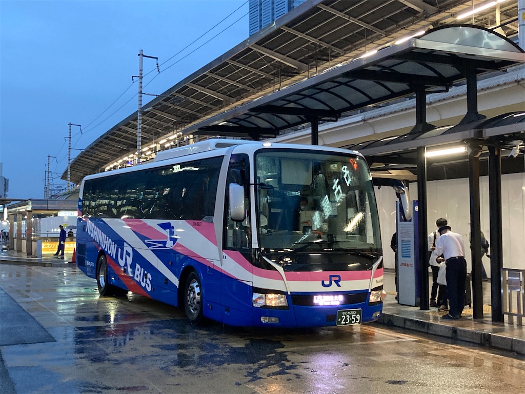 高速バス乗車記録 名神ハイウェイバス 名古屋 大阪 岩手から旅日記 大阪編