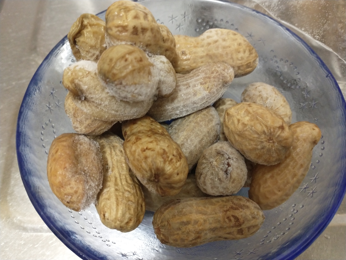 生 落花生 冷凍 保存