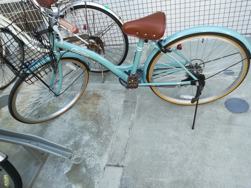 完成した自転車
