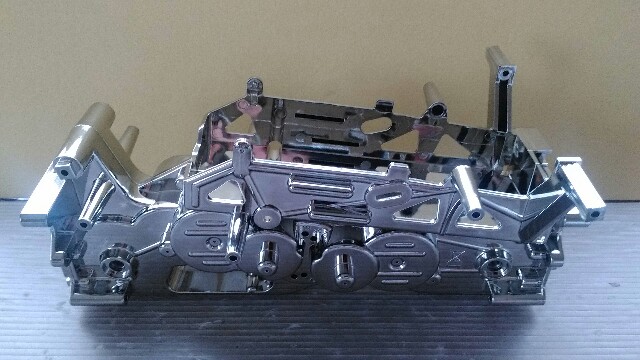 タミヤgf-01メタルダンプトラック（製作編②シャーシ兼ギヤボックスの