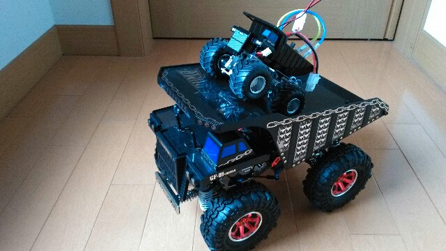 ワイルドミニ四駆改造rc マンモスダンプ復活編 その６ 完成 おーちゃんの今日もラジコン日和