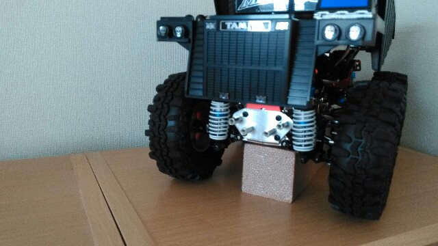 GF-01メタルダンプトラック バンパー周りをいじる② - おーちゃんの