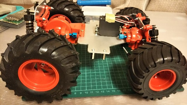 オリジナル製作ラジコンシャーシ オリジナル製作ラジコンシャーシ