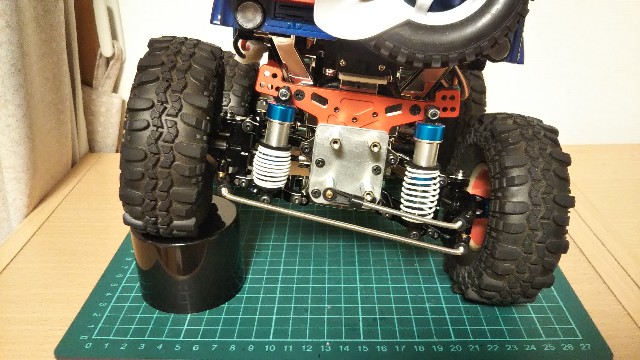 GF-01×ワイルドウイリー2 4WDS化②ステアリングロッド - おー