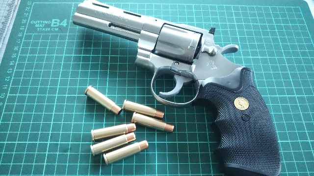【うにさん専用出品】コルトパイソン357マグナム　リアルカート【ジャンク扱い】 CYBERGUN | COLT Licensed KING ARMS コルト パイソン Python