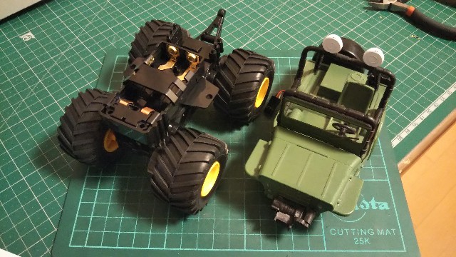 ワイルドミニ四駆 ワイルドウイリー2Jr.???② - おーちゃんの今日も