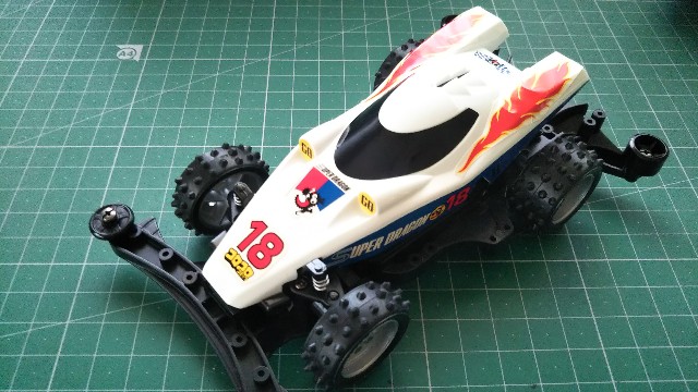 Xotik1/32ミニ四駆RC×タミヤ スーパードラゴンJr.③ - おーちゃんの