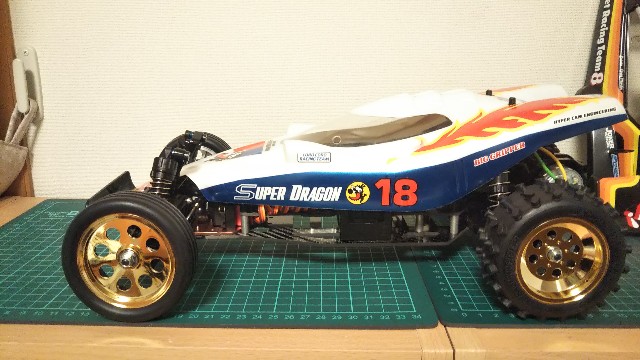 DT-02×スーパードラゴン ボディを低く搭載したい - おーちゃんの今日も