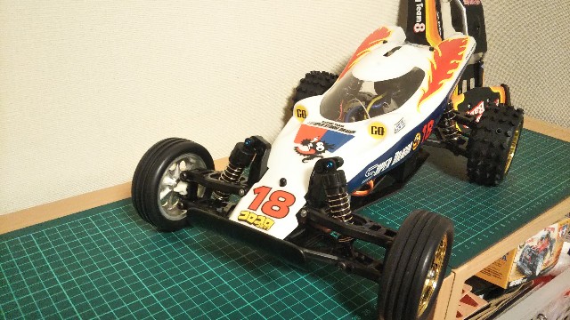 DT-02×スーパードラゴン ボディを低く搭載したい - おーちゃんの