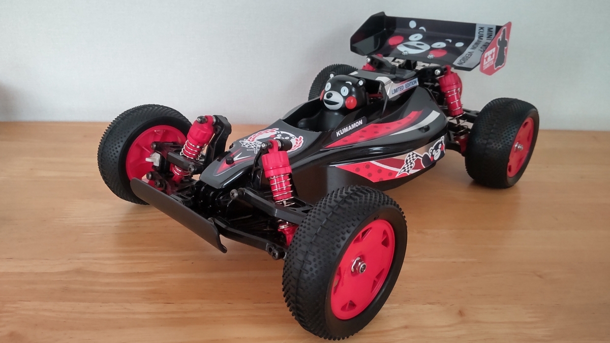 DT-02×サンドバイパー・くまモンver. さらなる進化を求めてホイールを