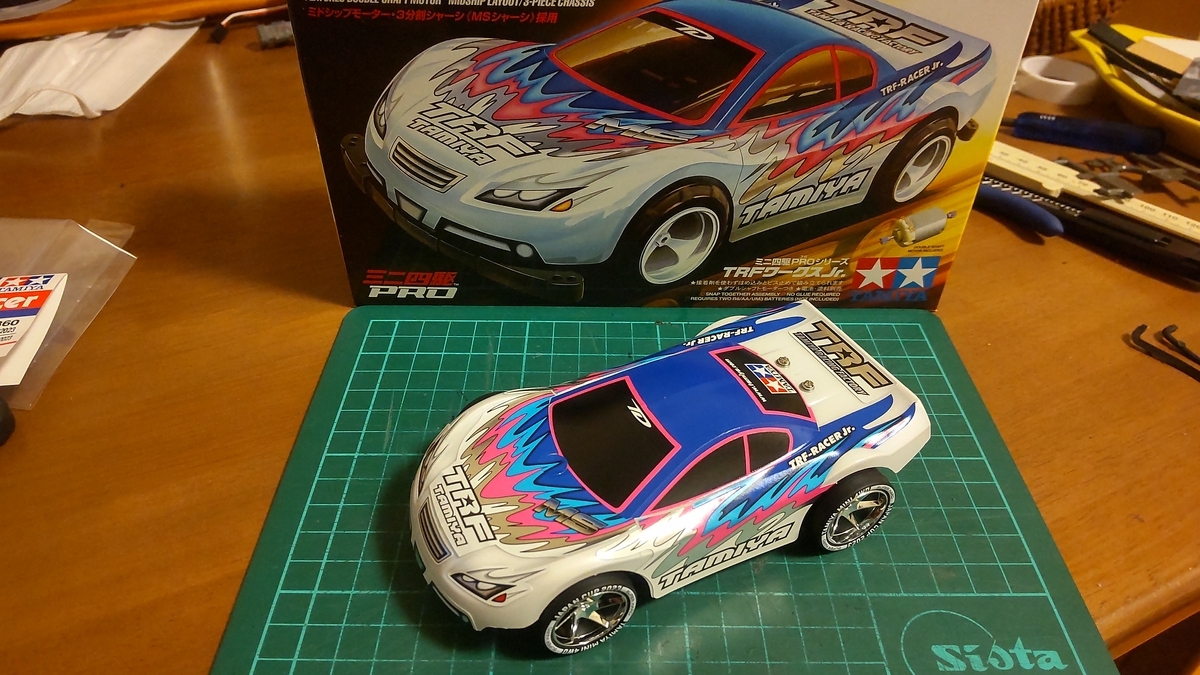 ミニ四駆 TRFワークスJr. ドレスアップ編 - おーちゃんの今日も