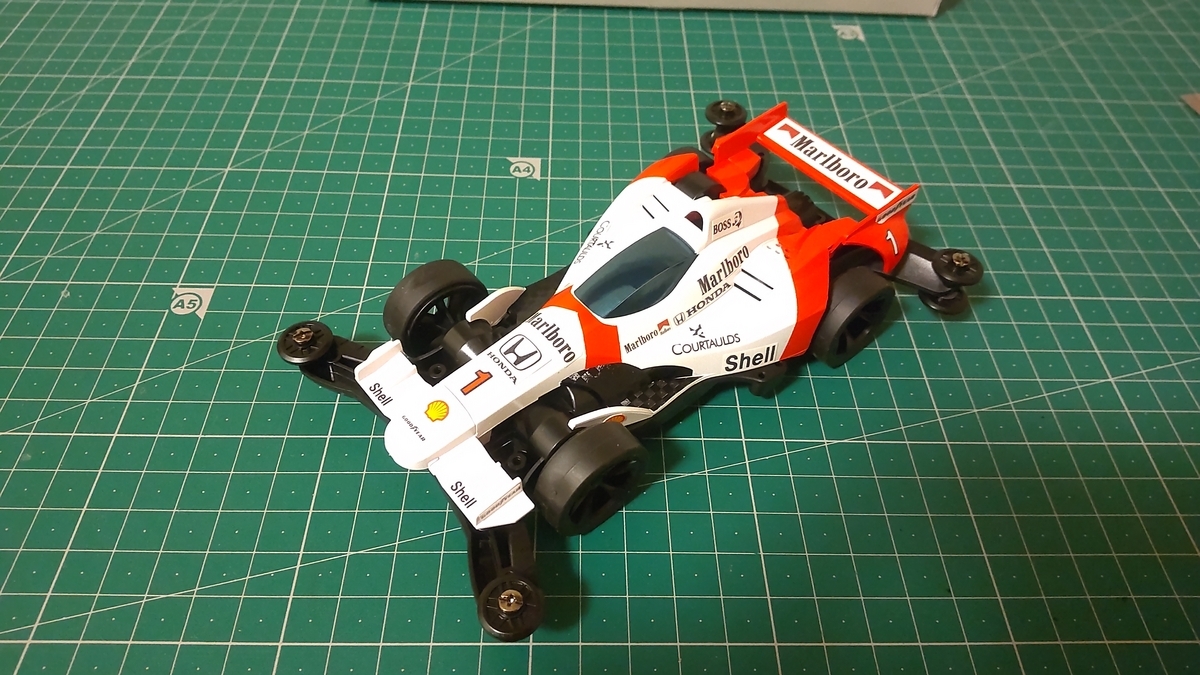 ミニ四駆 フレイムアスチュートを作る - おーちゃんの今日もラジコン日和