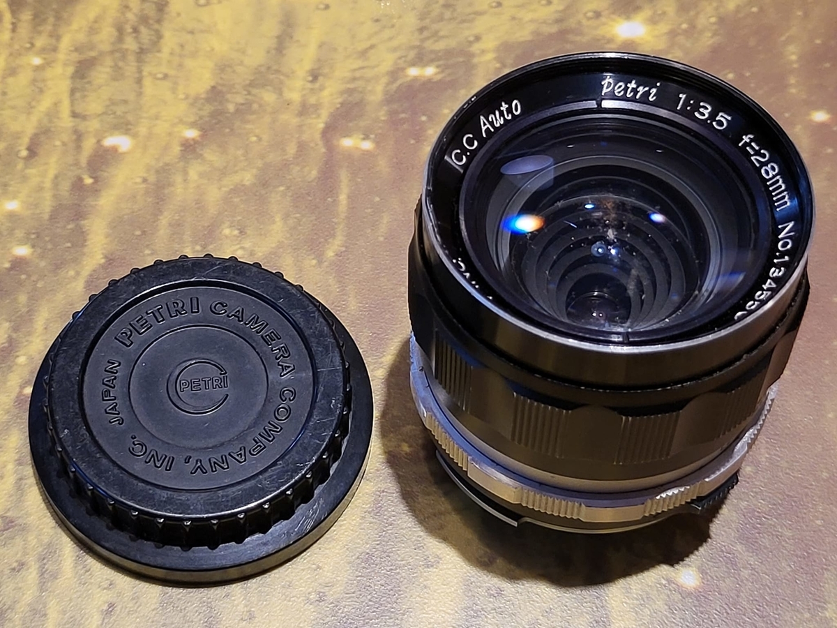 レンズ沼362本目】ジャンクなPetri C.C Auto 28mm F3.5を入手。分解