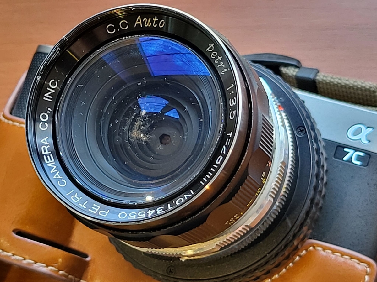 レンズ沼362本目】ジャンクなPetri C.C Auto 28mm F3.5を入手。分解