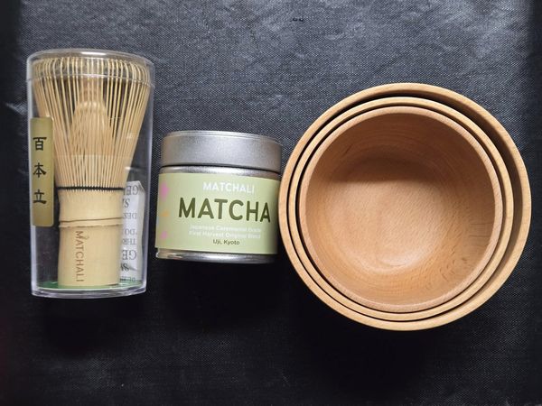 キャンプで抹茶はいかが？キャプテンスタッグの木製器を購入 - 伊藤