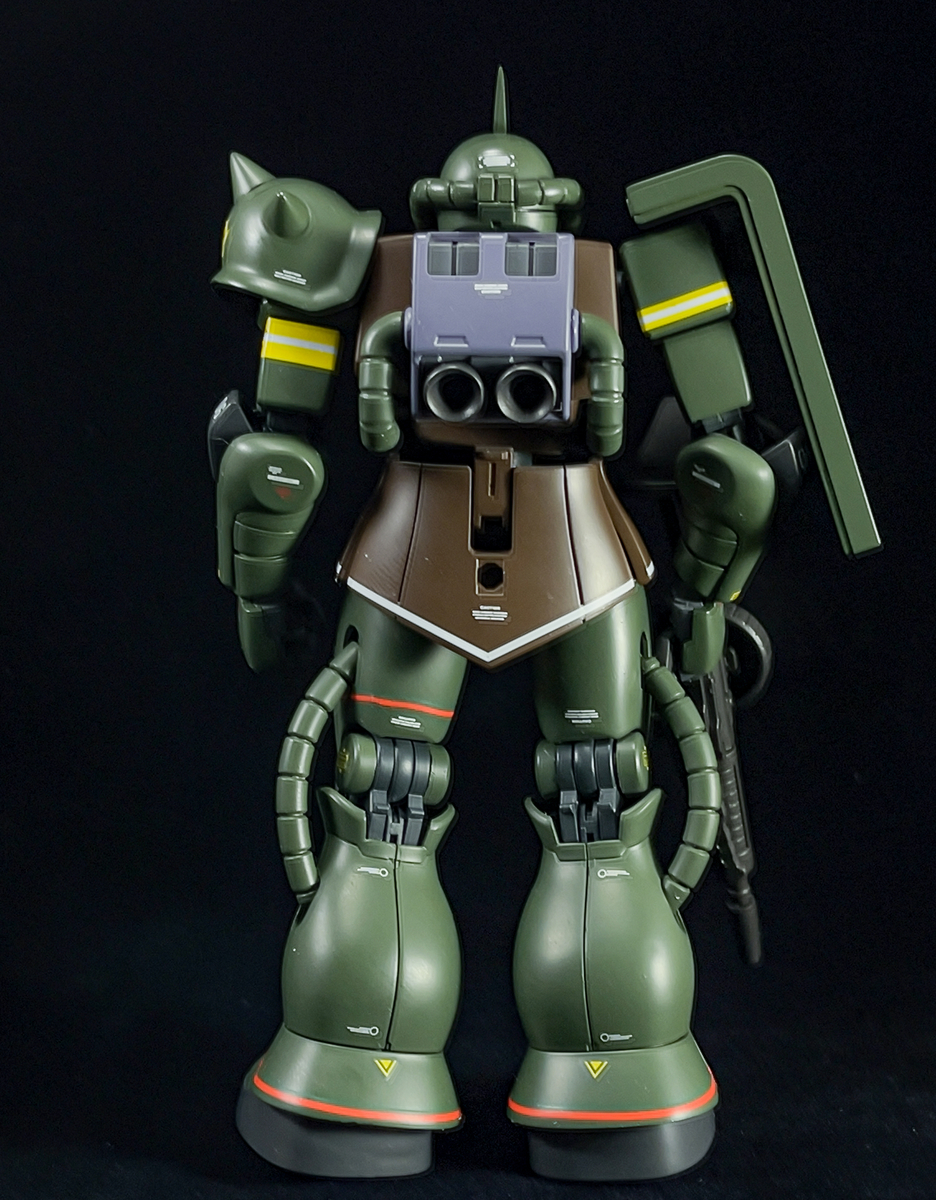 HGUC ザク2 R-2型 リアルタイプカラー 全塗装　完成品 HGUC MS-06S ザクⅡ【REVIVE】(リアルタイプカラー) - メルカリ