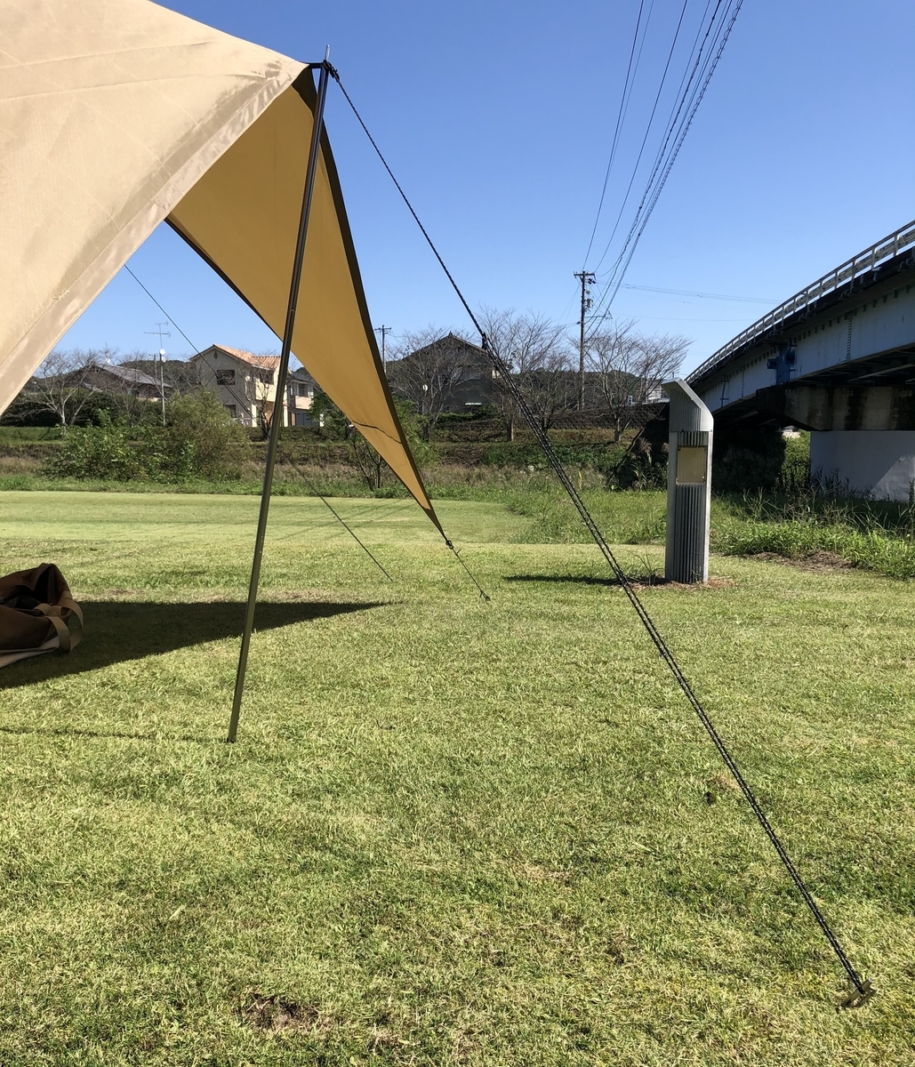 ゼインアーツ ゲウの設営面積は最小でどれくらい 区画サイトでも大丈夫 よんすたの散歩道