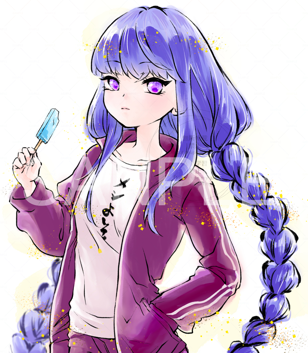 中国系女の子のイラスト