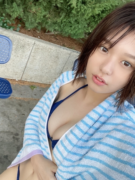 長月翠水着画像