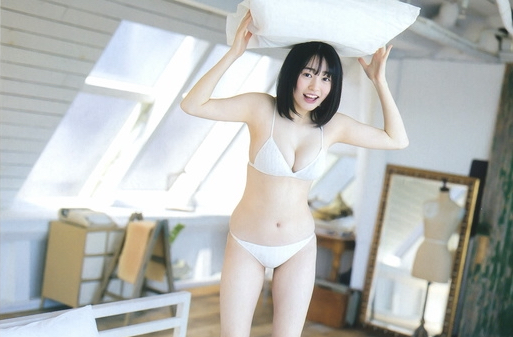白濱美兎水着画像