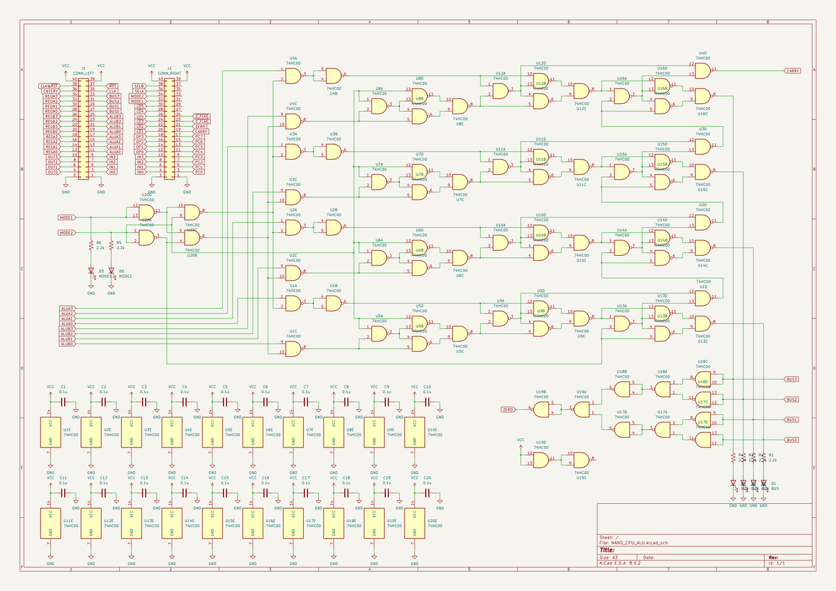 ほぼNANDだけで作る4bit自作CPU - 岩の製作記