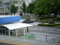 [愛環]三河豊田駅ホームから みおろす 駅前ロータリー