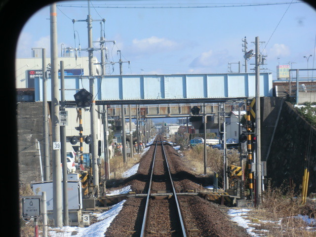 121212 高山線と 新鵜沼 (16) 13:17 岐阜－長森間