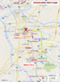 伊賀鉄道の新駅に関連する地図（あきひこ）