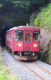 2016.2.25 須原トンネル - 長良川鉄道 （岐阜新聞）