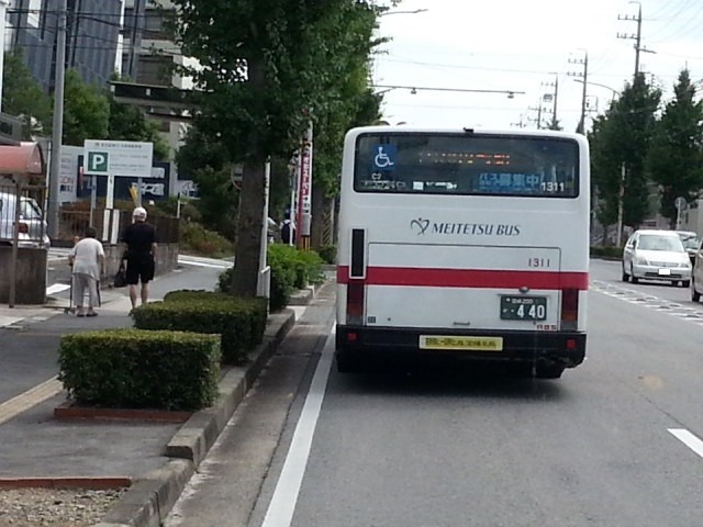 20160903_140015 福岡町いきバス - 岡崎警察署前