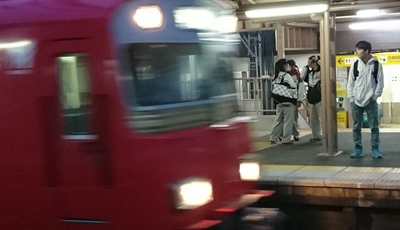 2016.12.4 (12) 矢作橋 - 東岡崎いきふつう 800-460