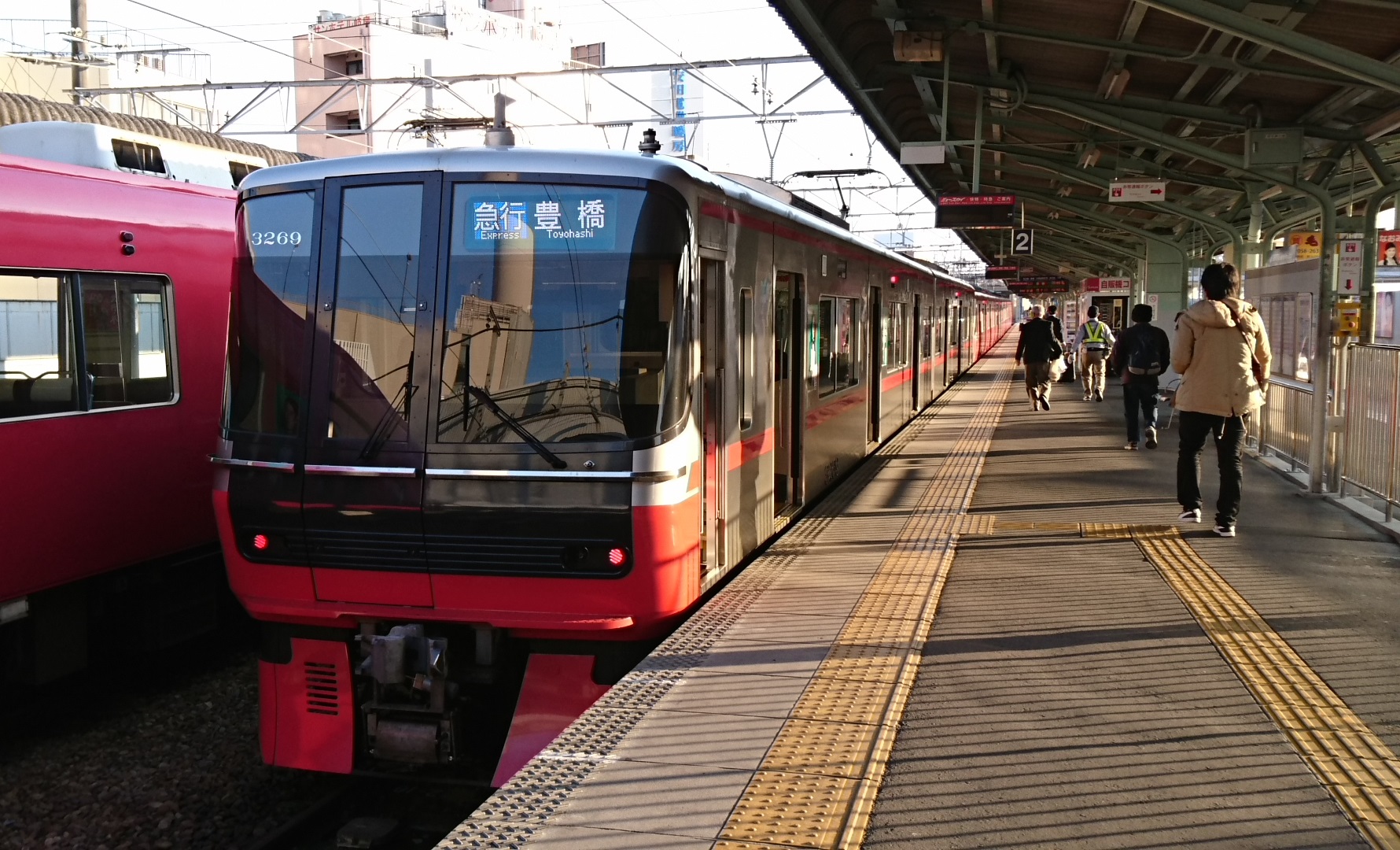 2017.1.3 岐阜から古井まで (1) 岐阜 - 豊橋いき急行(3269)1780-1080